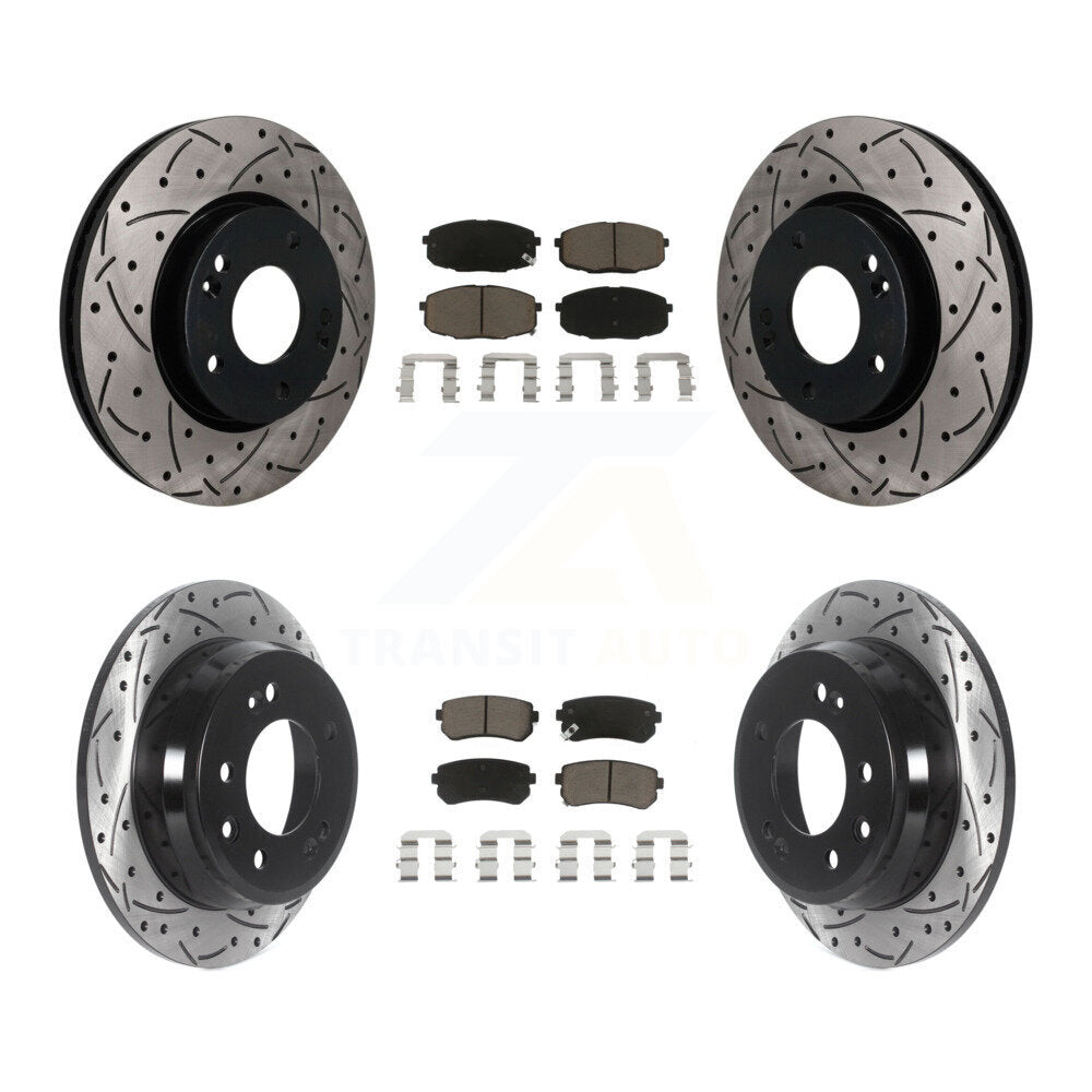Coated Disc Rotors and Ceramic Brake Pads Kit-KDC-101685 Kit.bestparts.ca