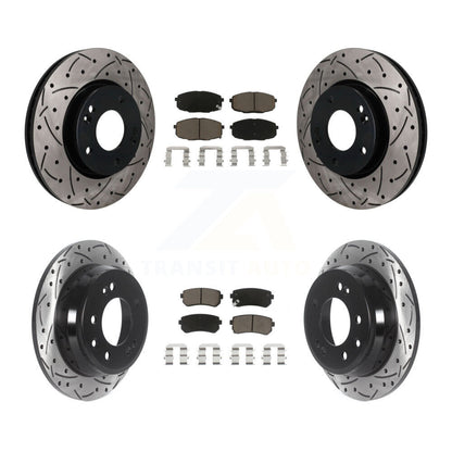 Coated Disc Rotors and Ceramic Brake Pads Kit-KDC-101685