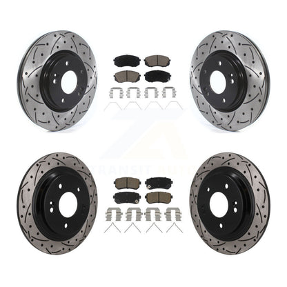 Coated Disc Rotors and Ceramic Brake Pads Kit-KDC-101686