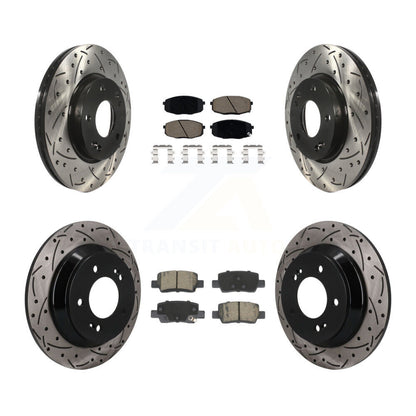 Coated Disc Rotors and Ceramic Brake Pads Kit-KDC-101688