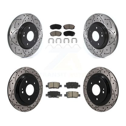 Coated Disc Rotors and Ceramic Brake Pads Kit-KDC-101689