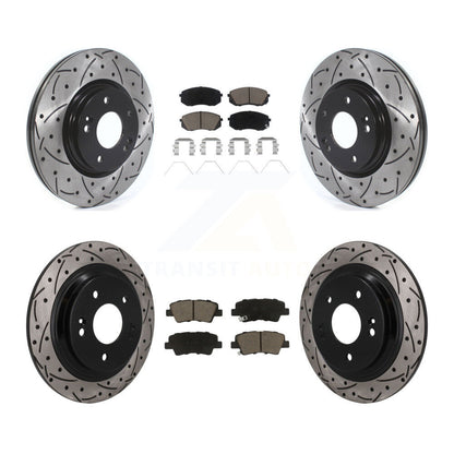 Coated Disc Rotors and Ceramic Brake Pads Kit-KDC-101692