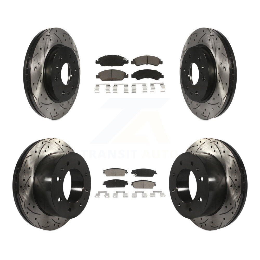 Disc Rotors and Ceramic Brake Pads Kit-KDC-101693