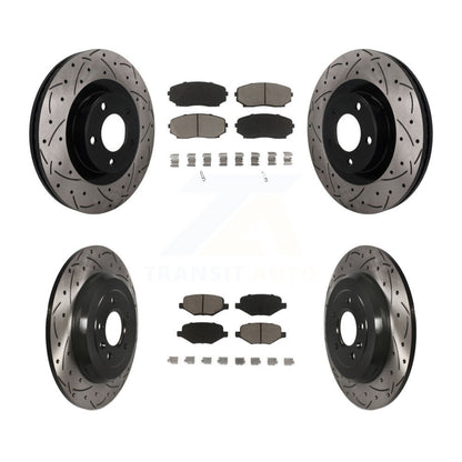 Coated Disc Rotors and Ceramic Brake Pads Kit-KDC-101694
