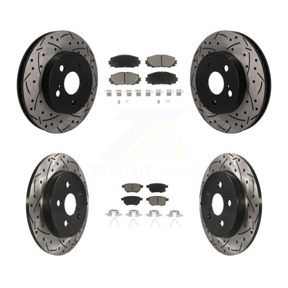 Coated Disc Rotors and Ceramic Brake Pads Kit-KDC-101698