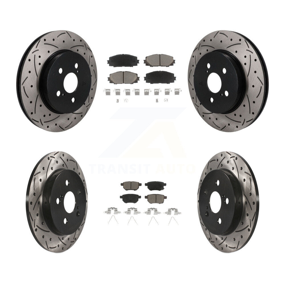 Coated Disc Rotors and Ceramic Brake Pads Kit-KDC-101701 Kit.bestparts.ca