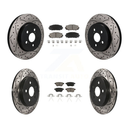 Coated Disc Rotors and Ceramic Brake Pads Kit-KDC-101701