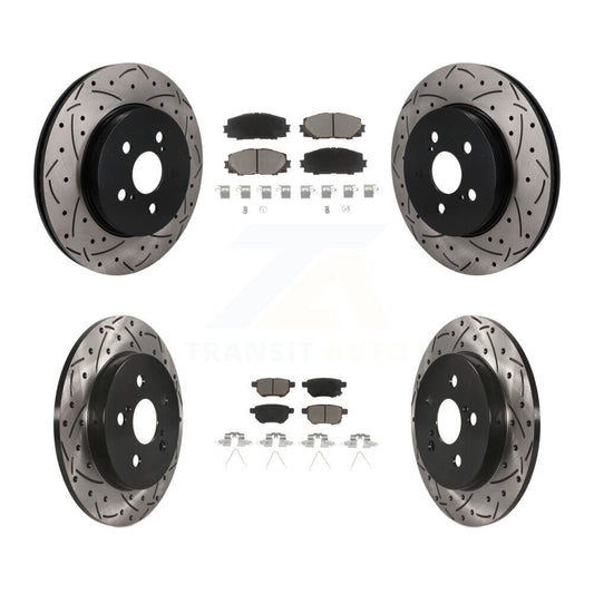 Coated Disc Rotors and Ceramic Brake Pads Kit-KDC-101701