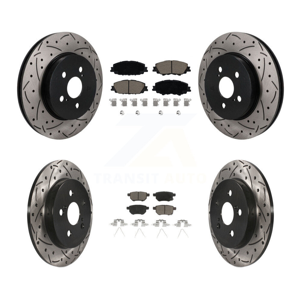Coated Disc Rotors and Ceramic Brake Pads Kit-KDC-101702 Kit.bestparts.ca
