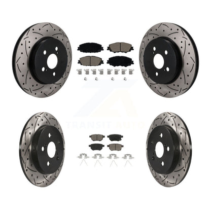 Coated Disc Rotors and Ceramic Brake Pads Kit-KDC-101702