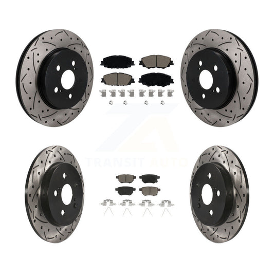 Coated Disc Rotors and Ceramic Brake Pads Kit-KDC-101702
