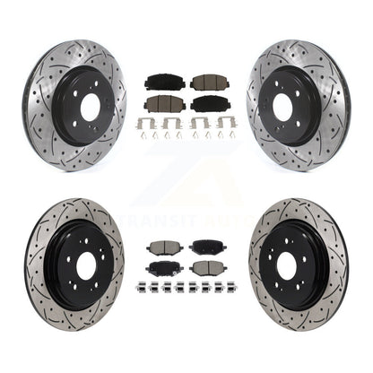 Coated Disc Rotors and Ceramic Brake Pads Kit-KDC-101706