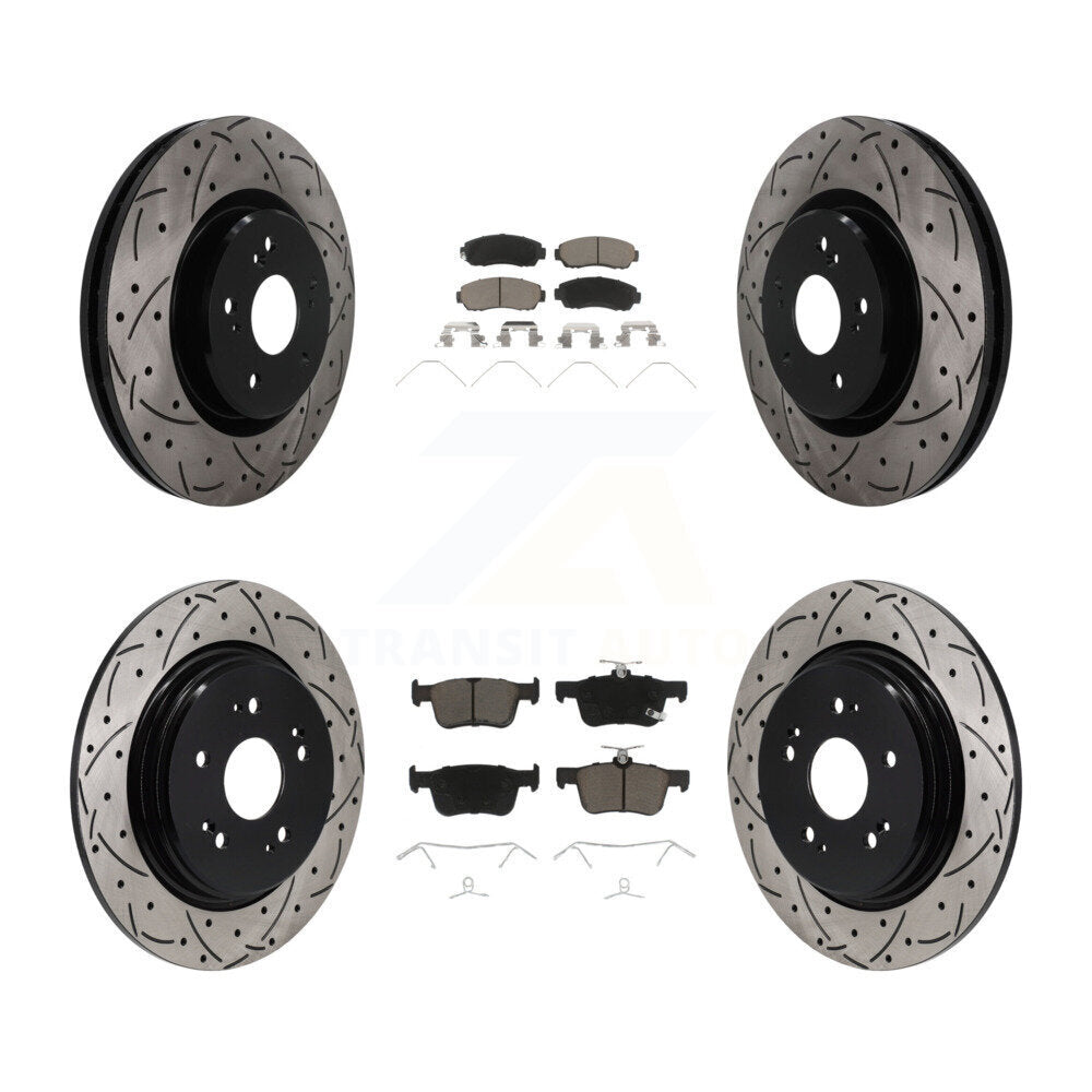Disc Rotors and Ceramic Brake Pads Kit-KDC-101707