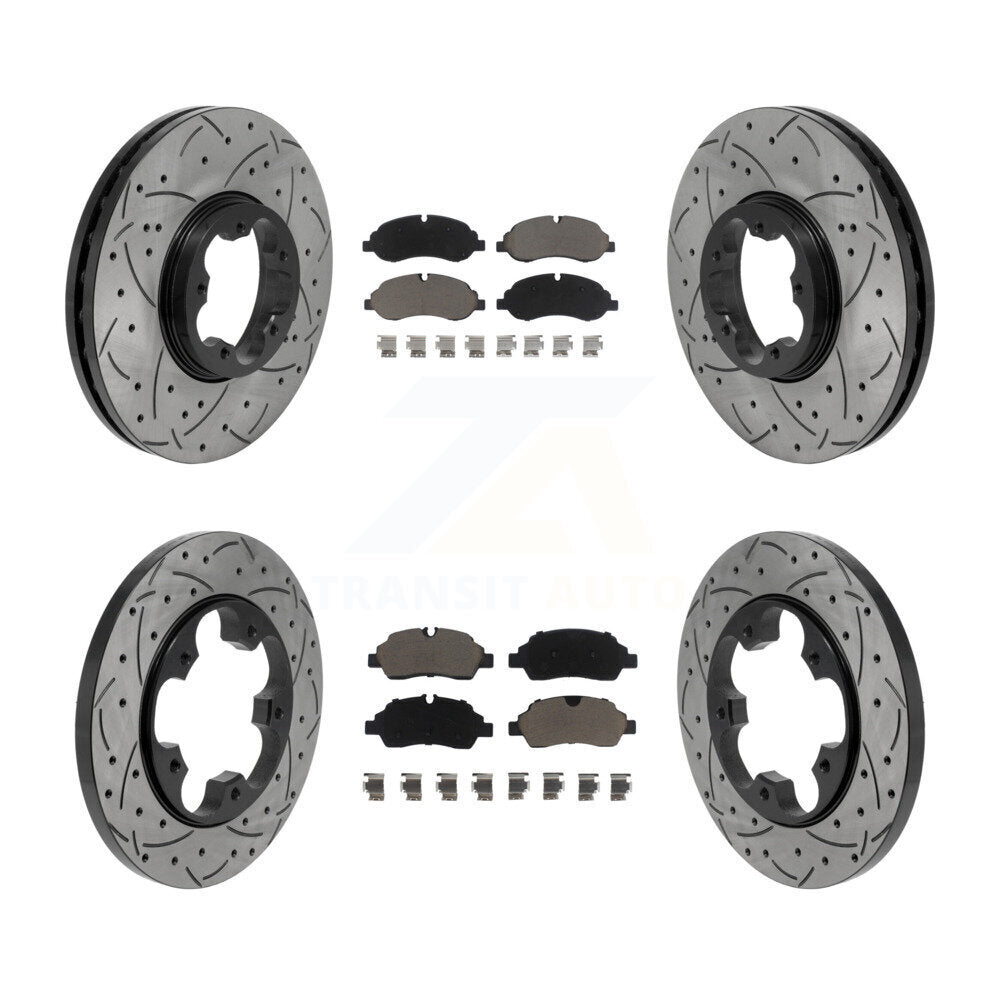 Disc Rotors and Ceramic Brake Pads Kit-KDC-101710