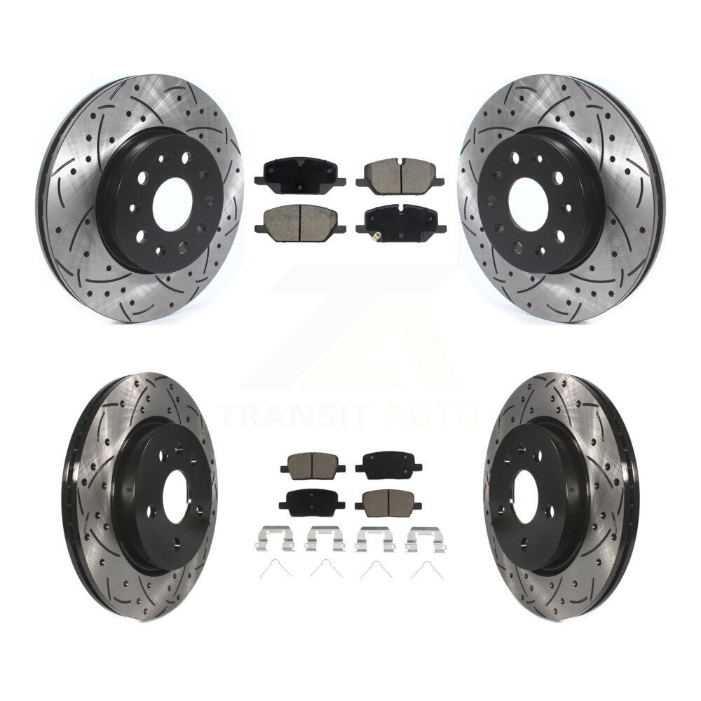 Disc Rotors and Ceramic Brake Pads Kit-KDC-101712