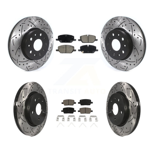 Disc Rotors and Ceramic Brake Pads Kit-KDC-101712