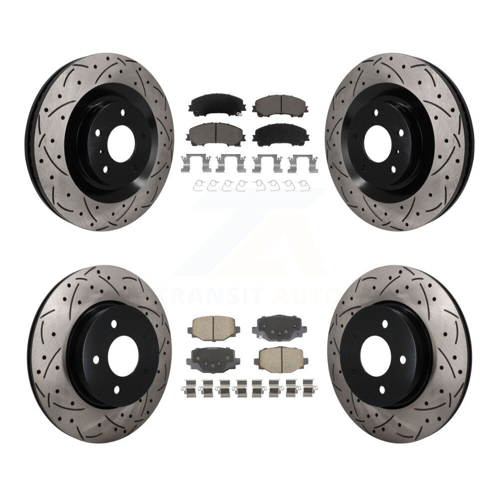 Disc Rotors and Ceramic Brake Pads Kit-KDC-101714