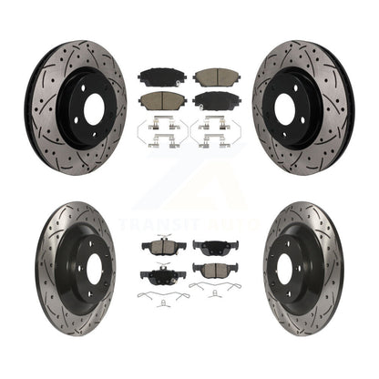 Coated Disc Rotors and Ceramic Brake Pads Kit-KDC-101723
