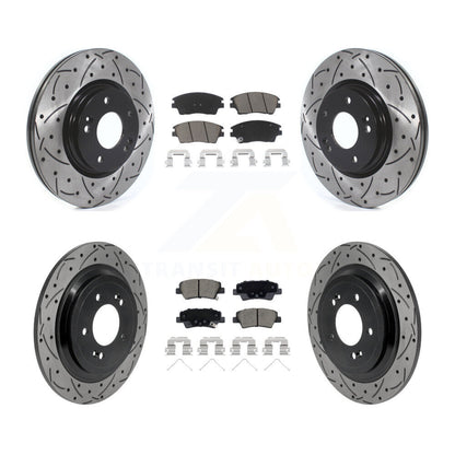 Coated Disc Rotors and Ceramic Brake Pads Kit-KDC-101724