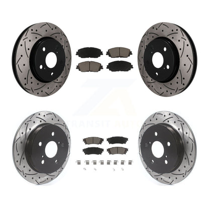 Coated Disc Rotors and Ceramic Brake Pads Kit-KDC-101728
