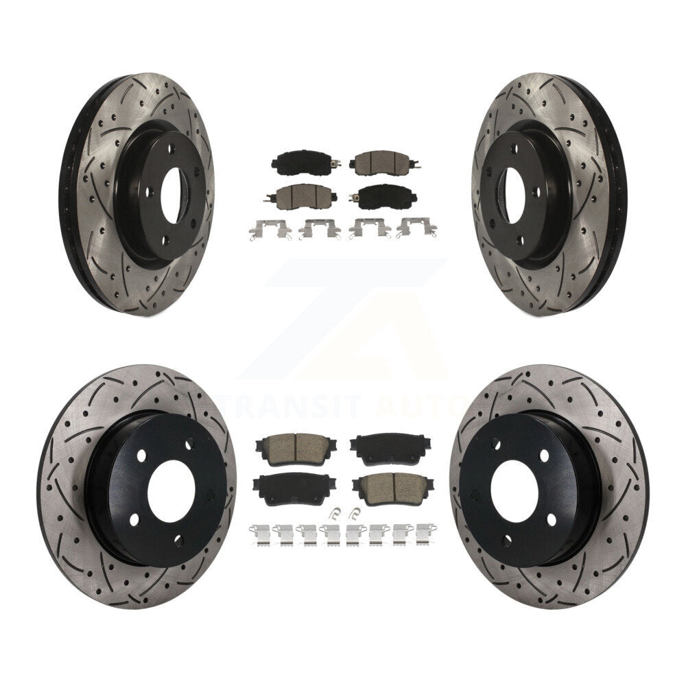 Coated Disc Rotors and Ceramic Brake Pads Kit-KDC-101731 Kit.bestparts.ca