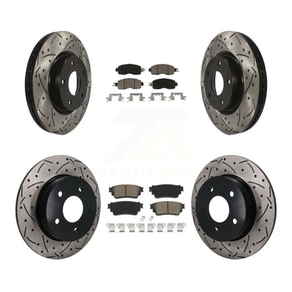 Coated Disc Rotors and Ceramic Brake Pads Kit-KDC-101731