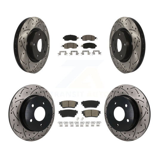 Coated Disc Rotors and Ceramic Brake Pads Kit-KDC-101731