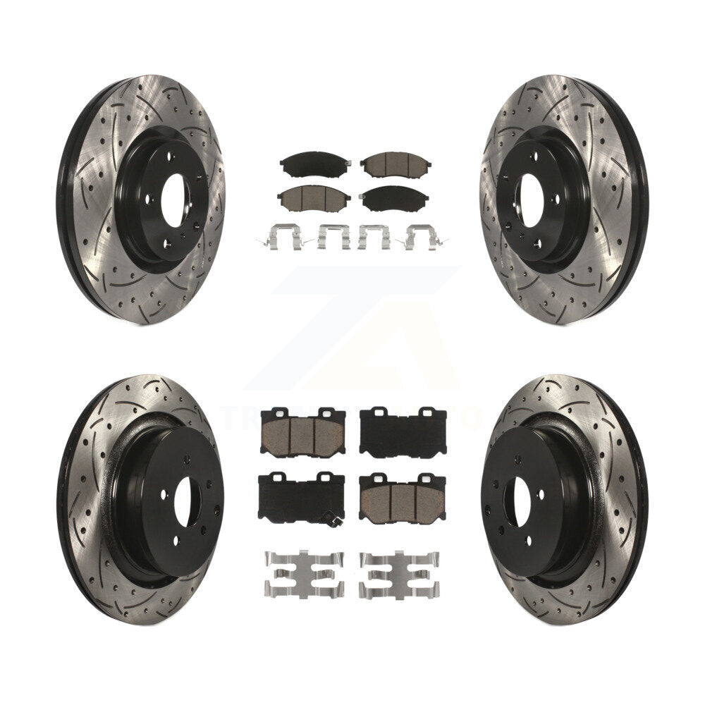 Disc Rotors and Ceramic Brake Pads Kit-KDC-101737