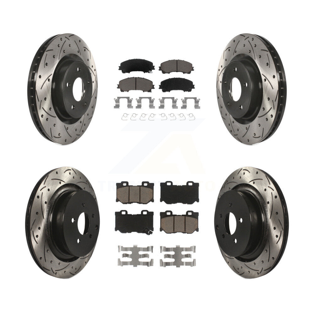 Disc Rotors and Ceramic Brake Pads Kit-KDC-101741
