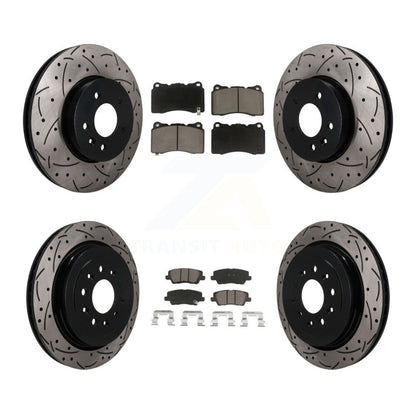 Disc Rotors and Ceramic Brake Pads Kit-KDC-101744