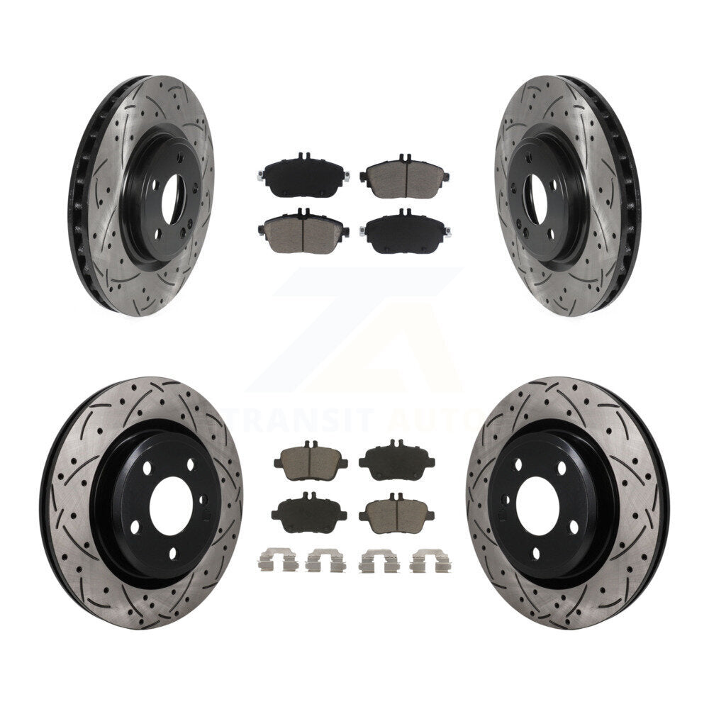 Coated Disc Rotors and Ceramic Brake Pads Kit-KDC-101747 Kit.bestparts.ca