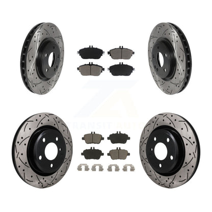 Coated Disc Rotors and Ceramic Brake Pads Kit-KDC-101747