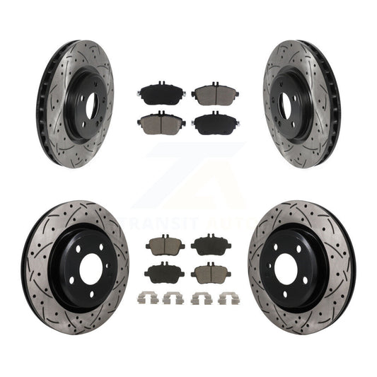 Coated Disc Rotors and Ceramic Brake Pads Kit-KDC-101747