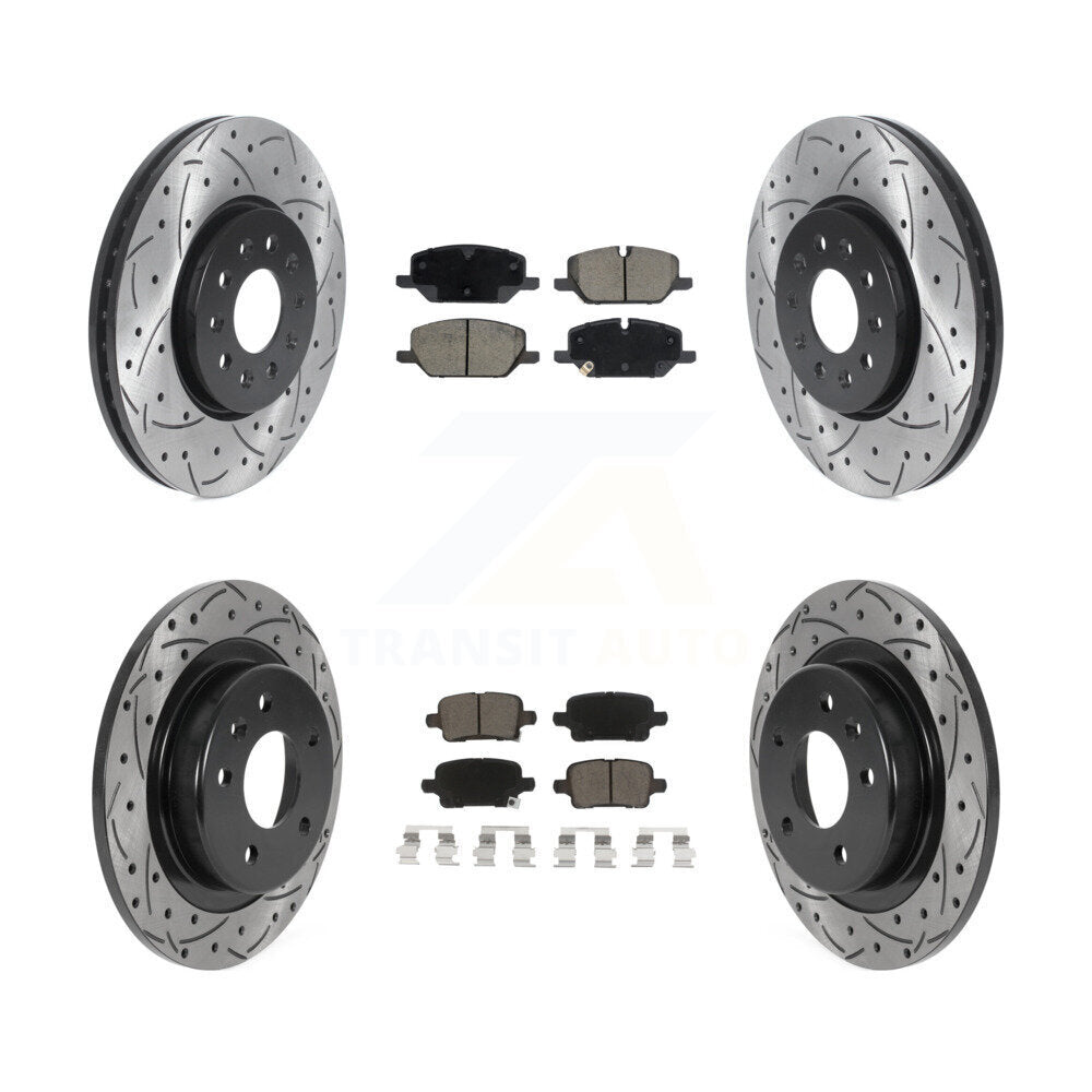 Disc Rotors and Ceramic Brake Pads Kit-KDC-101750