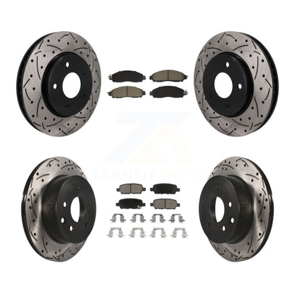 Coated Disc Rotors and Ceramic Brake Pads Kit-KDC-101752