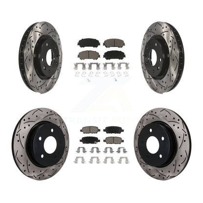 Coated Disc Rotors and Ceramic Brake Pads Kit-KDC-101756