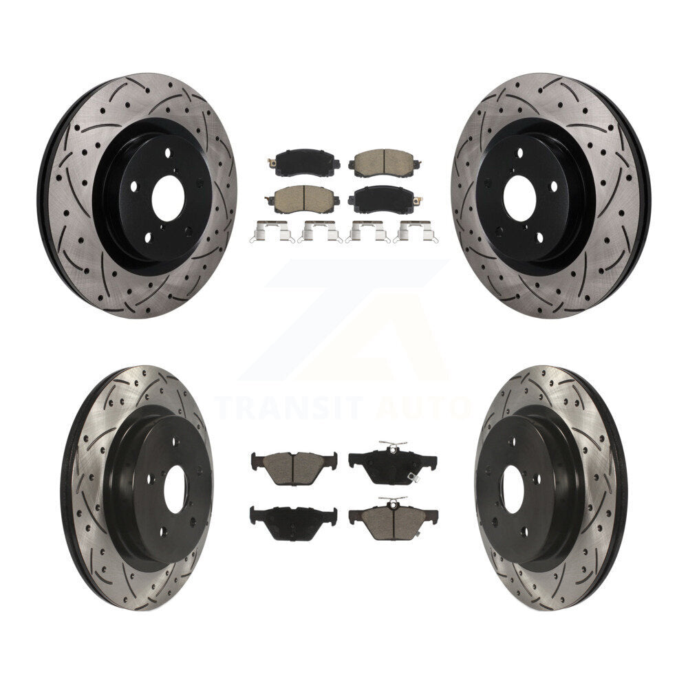 Coated Disc Rotors and Ceramic Brake Pads Kit-KDC-101762 Kit.bestparts.ca
