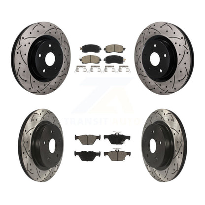 Coated Disc Rotors and Ceramic Brake Pads Kit-KDC-101762