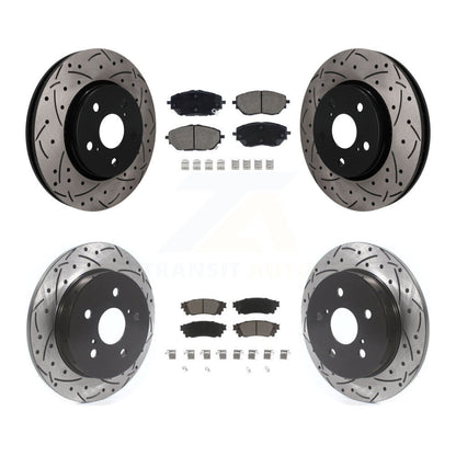 Coated Disc Rotors and Ceramic Brake Pads Kit-KDC-101764