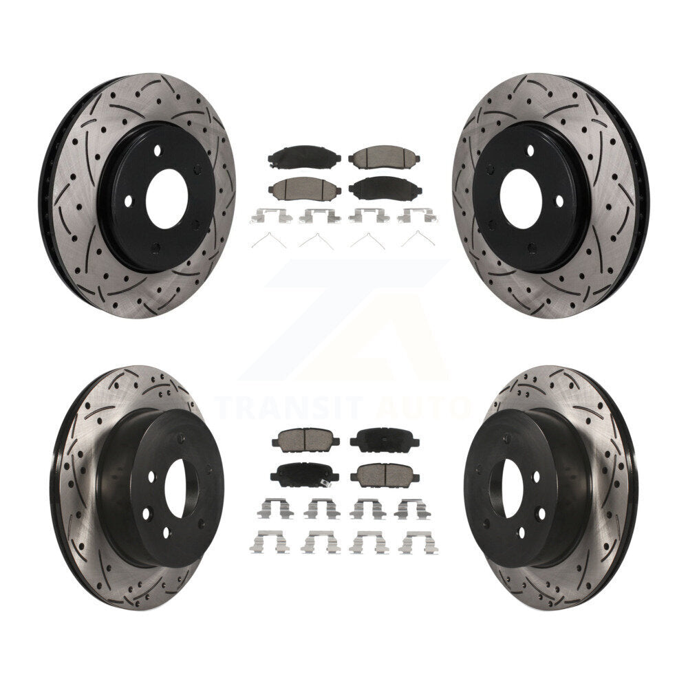 Coated Disc Rotors and Ceramic Brake Pads Kit-KDC-101766 Kit.bestparts.ca