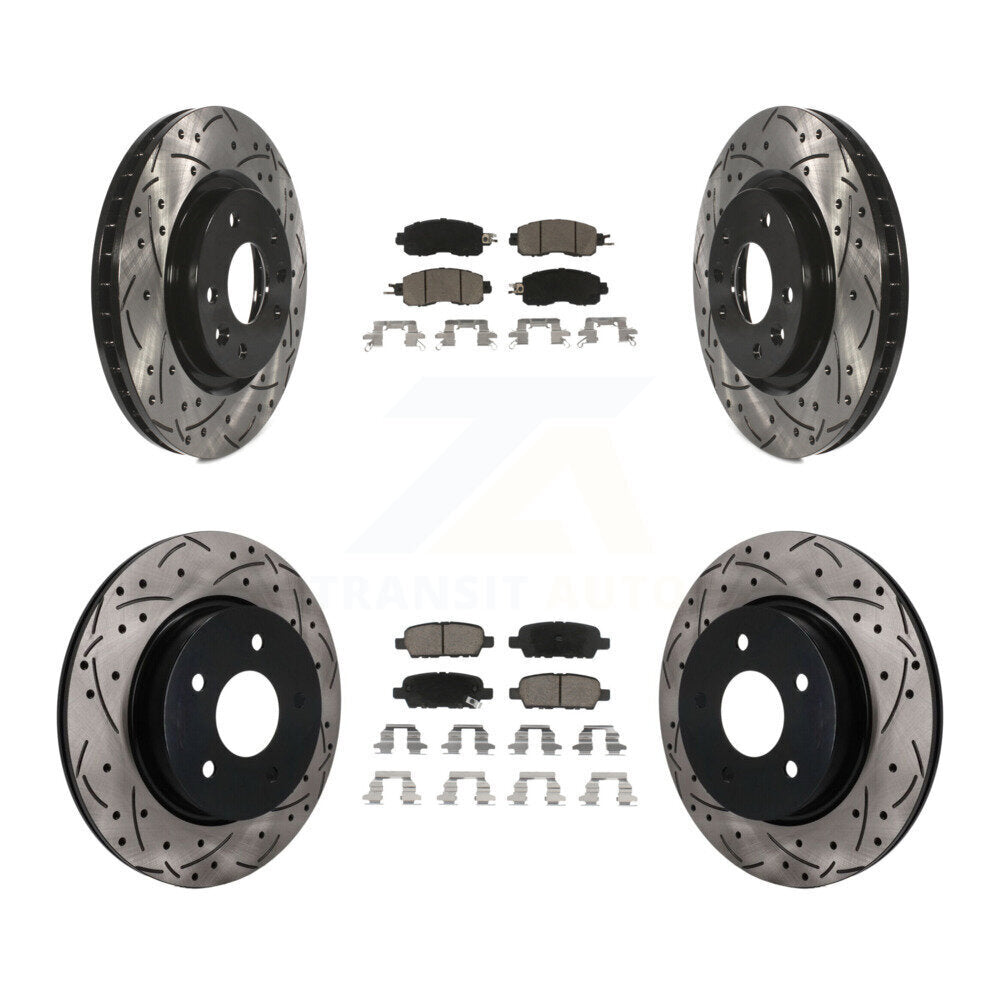Coated Disc Rotors and Ceramic Brake Pads Kit-KDC-101767 Kit.bestparts.ca