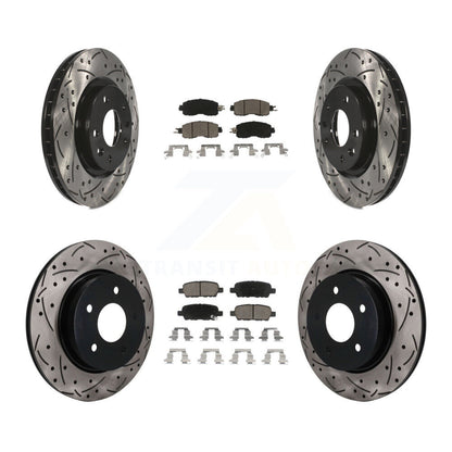 Coated Disc Rotors and Ceramic Brake Pads Kit-KDC-101767