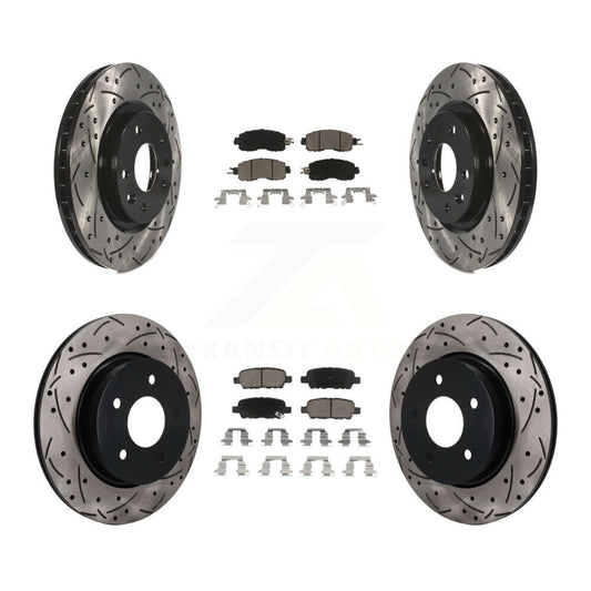 Coated Disc Rotors and Ceramic Brake Pads Kit-KDC-101767