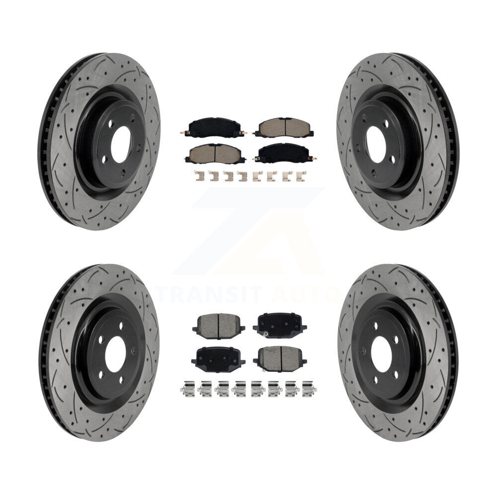 Disc Rotors and Ceramic Brake Pads Kit-KDC-101768