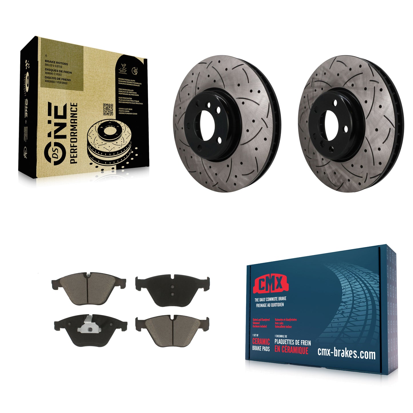 Disc Rotors and Ceramic Brake Pads Kit-KDC-101771 Kit.bestparts.ca