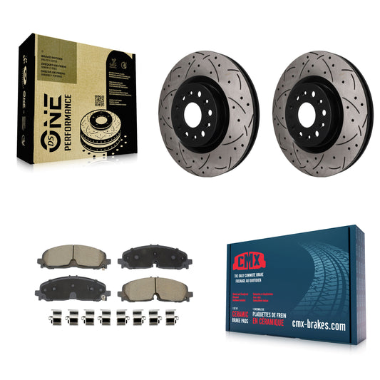 Disc Rotors and Ceramic Brake Pads Kit-KDC-101775