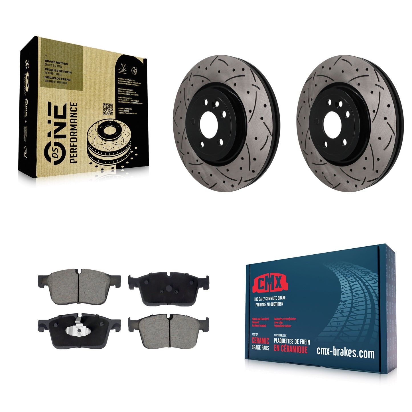 Disc Rotors and Ceramic Brake Pads Kit-KDC-101776 Kit.bestparts.ca