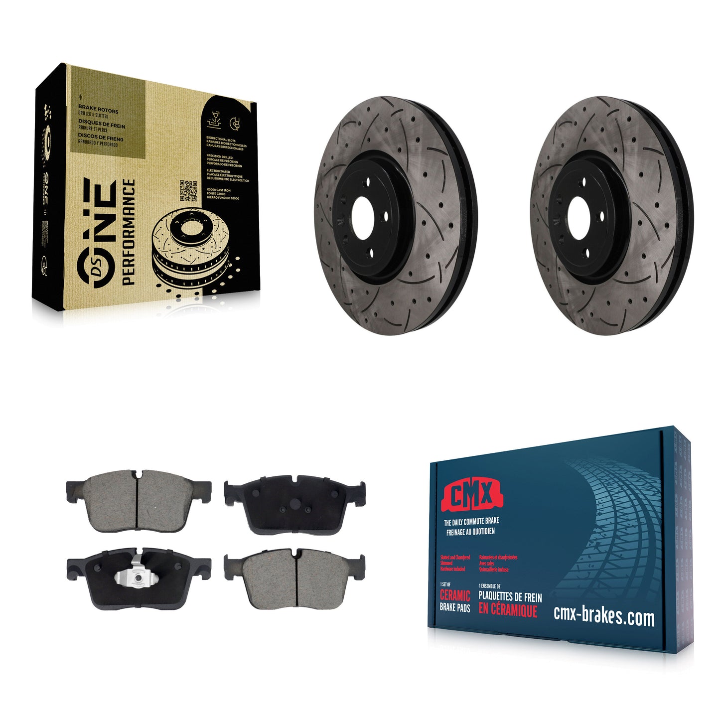 Disc Rotors and Ceramic Brake Pads Kit-KDC-101778 Kit.bestparts.ca