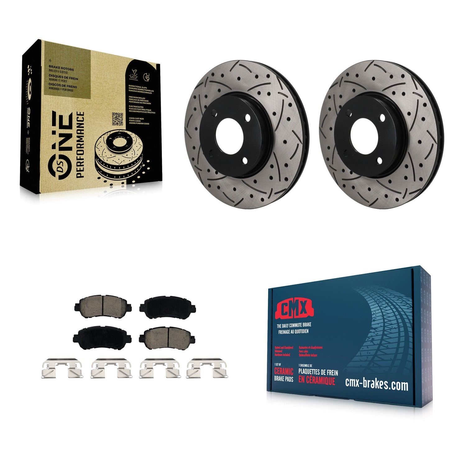 Disc Rotors and Ceramic Brake Pads Kit-KDC-101779 Kit.bestparts.ca