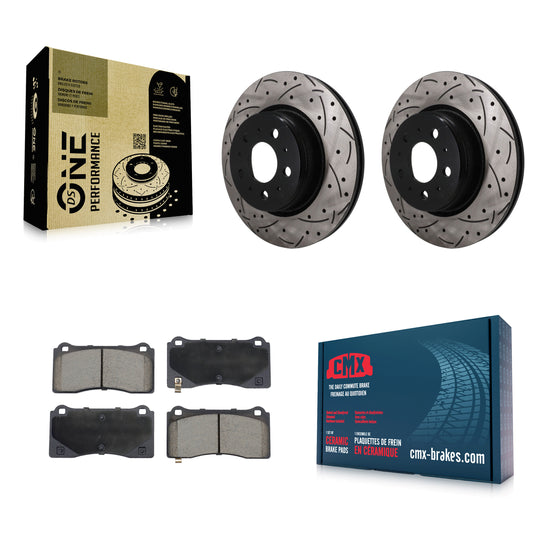 Disc Rotors and Ceramic Brake Pads Kit-KDC-101781